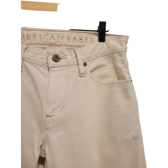 American Eagle Men's White Jeans Straight Leg 29 32 Casual - Picture 3 of 8
